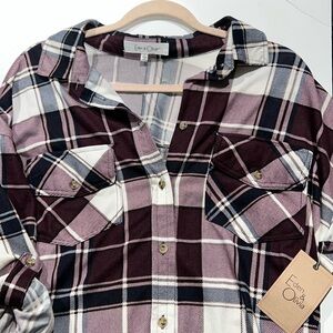 Flannel button up shirt
